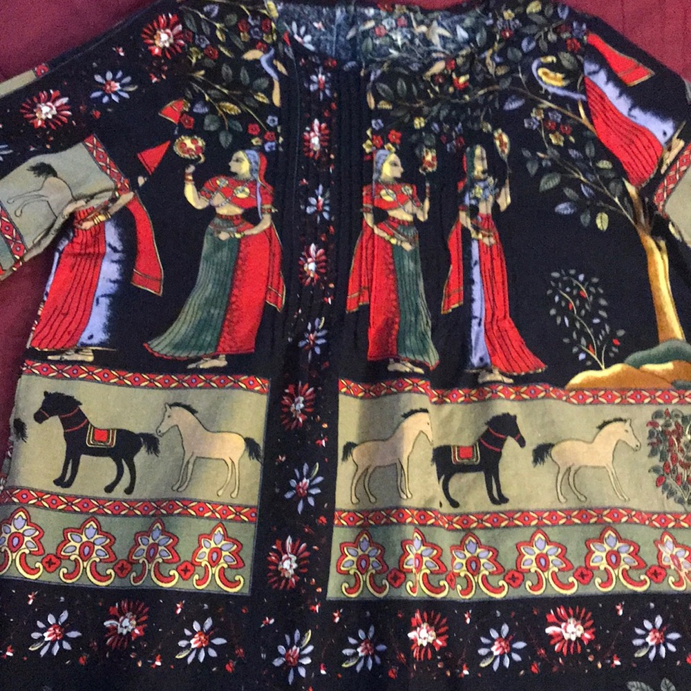Women’s boho print top - Picture 3 of 10